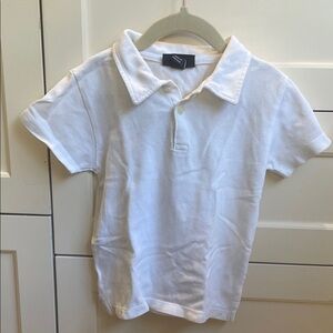 Oscar de la Renta White Kids Polo Shirt